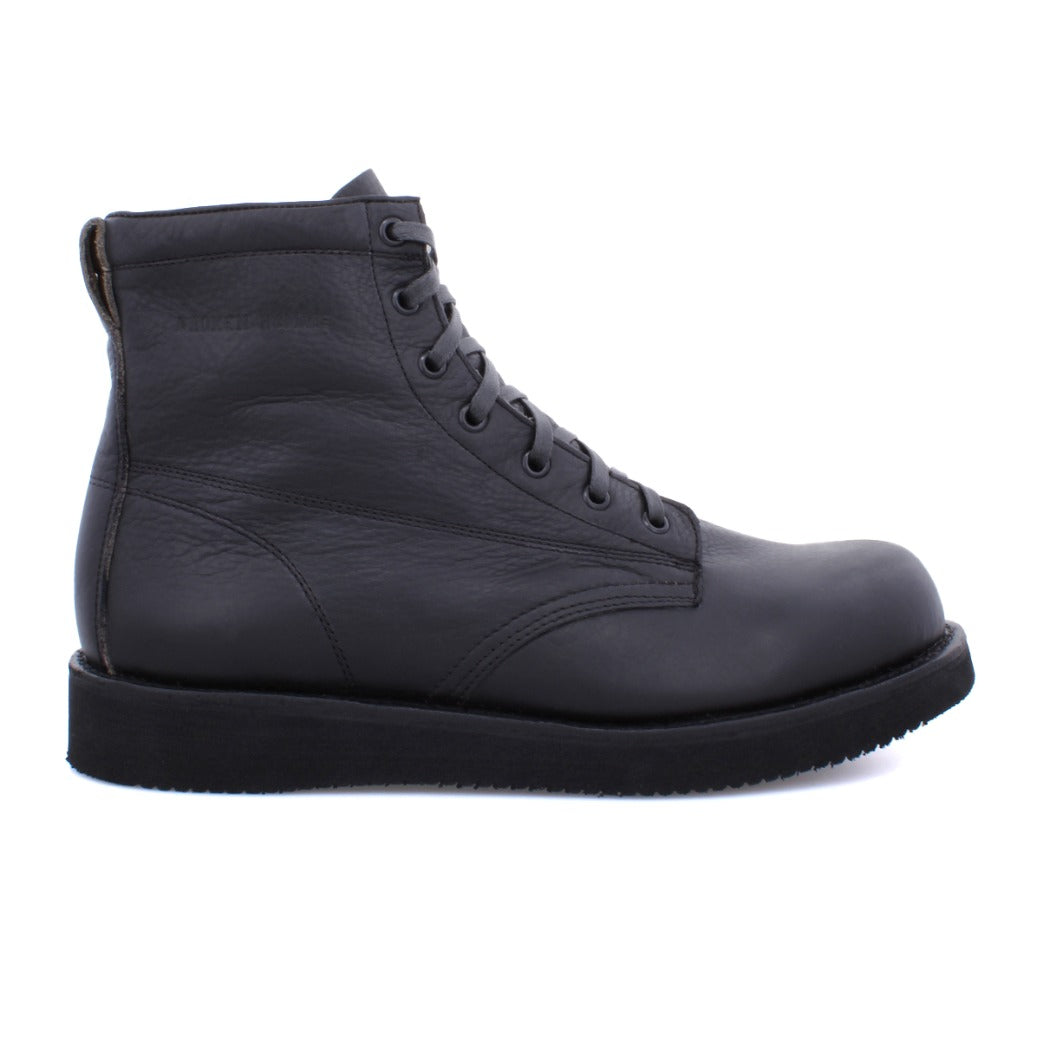 A men's James Boot Wide from the Broken Homme collection on a white background.